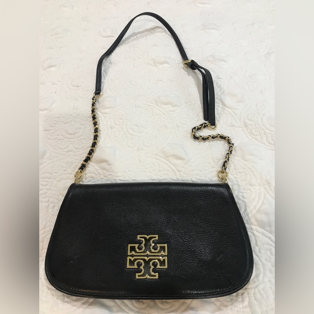Tory Burch Britten Convertible Clutch.